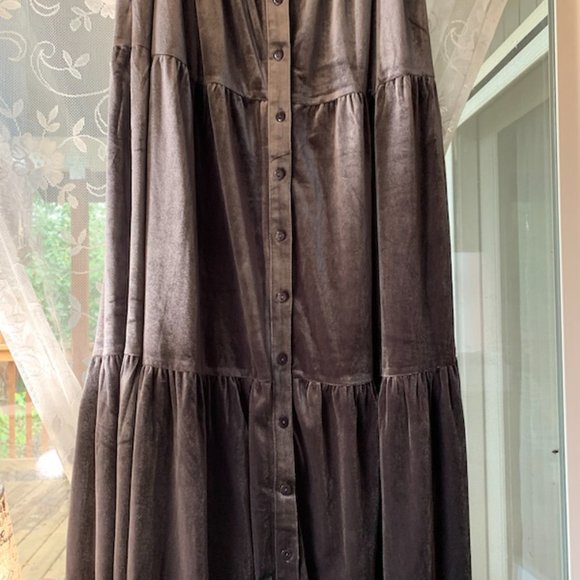 NWT Velvet Maxi skirt - Picture 3 of 6